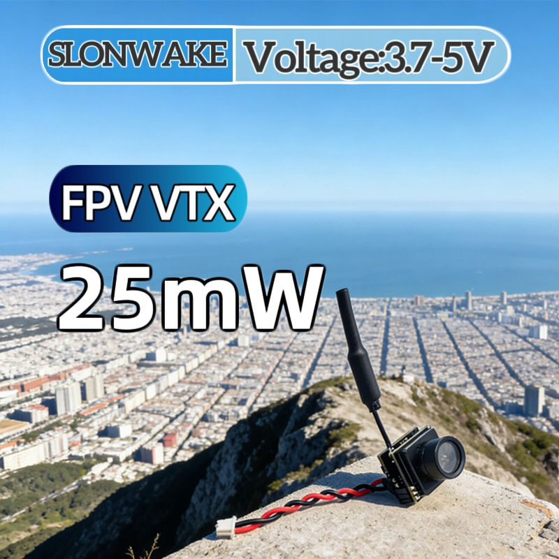 Drone Transmitter - SLONWAKE FPV 25mW vermogenssimulatie VTX geïntegreerde